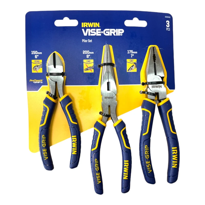 Irwin Visegrip Pro Zangen Set 150 / 200 / 175 mm 3 Stk. ( 10505483 )