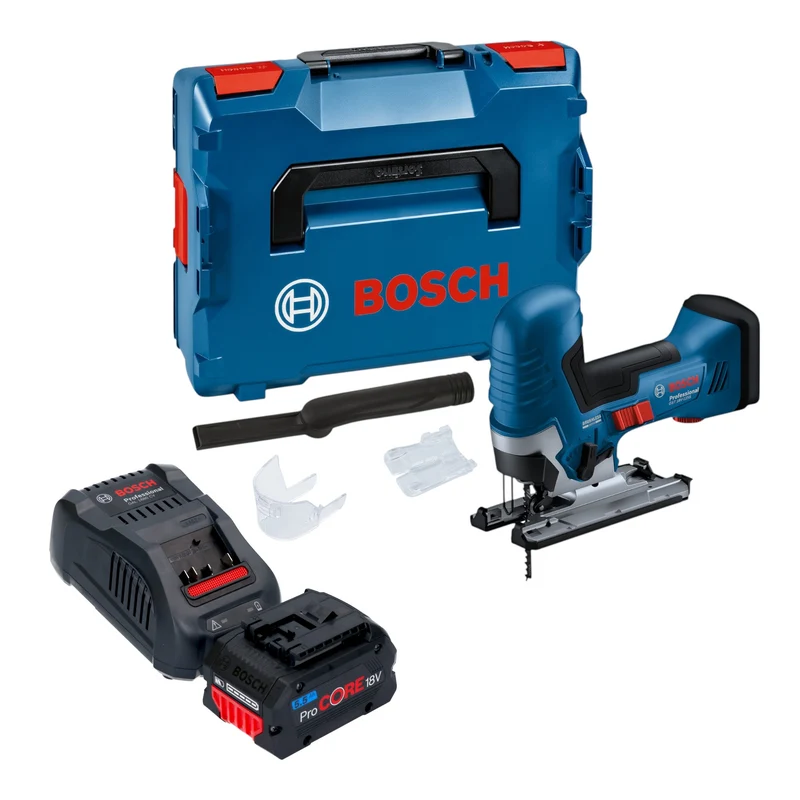 Bosch GST 18V-125 S Professional Akku Stichsäge 18 V 125 mm Brushless + 1x ProCORE Akku 5,5 Ah + Ladegerät + L-Boxx