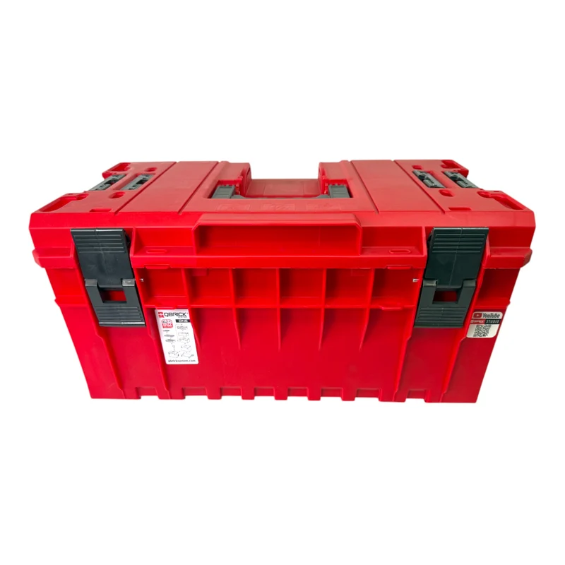 Qbrick System ONE 350 Vario RED ULTRA HD Custom Werkzeugkoffer modularer Organizer 585 x 385 x 320 mm 38 l stapelbar IP66 - alte Version