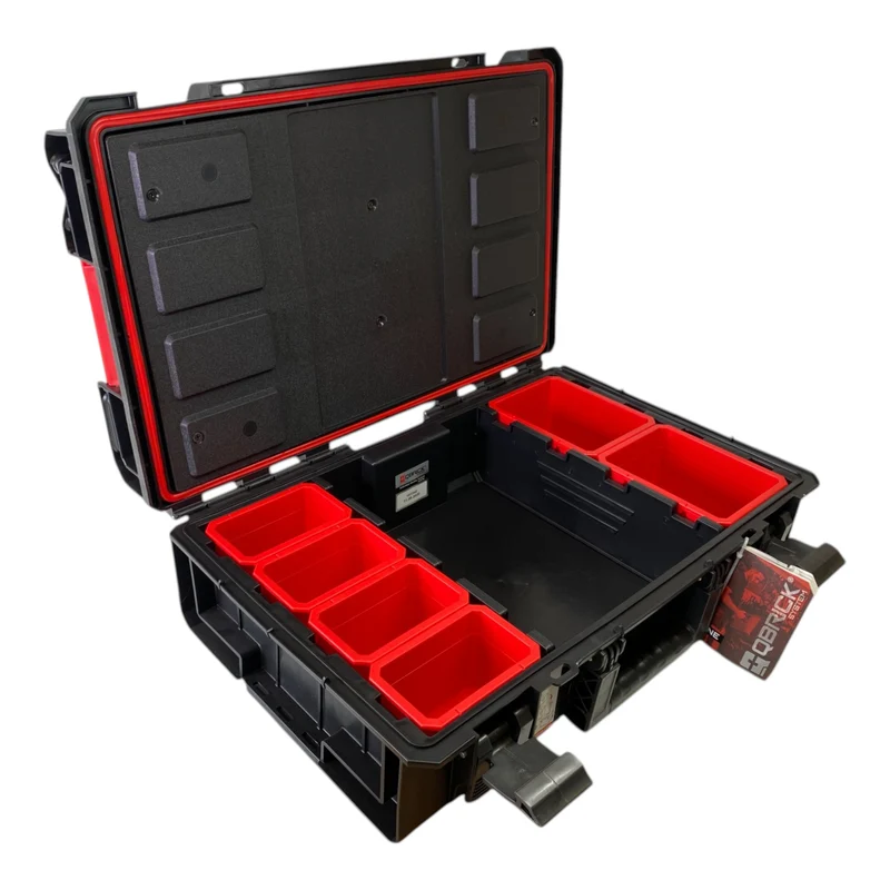 Qbrick System ONE 200 Profi Werkzeugkoffer modularer Organizer 585 x 385 x 190 mm 15,4 l stapelbar IP66 - alte Version