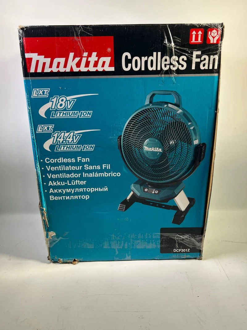 Makita DCF 301 Z Akku Ventilator Lüfter 18 V 33 cm Solo - ohne Akku, ohne Ladegerät - OVP Beschädigt