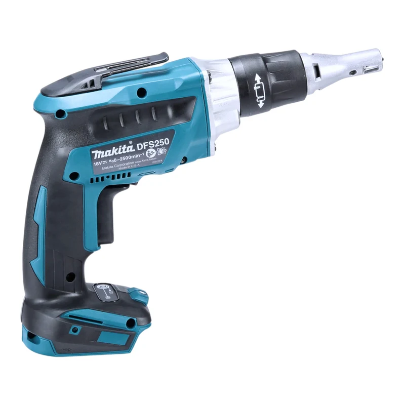 Makita DFS 250 Z Akku Trockenbauschrauber 18 V Brushless + Magazinschrauben Vorsatz - ohne Akku, ohne Ladegerät