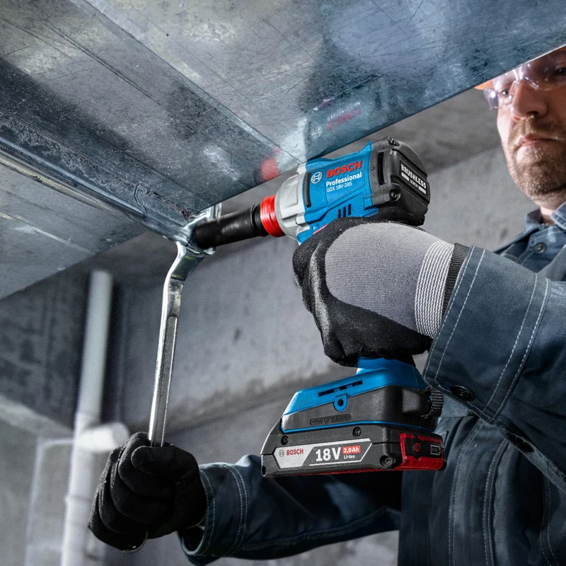 Bosch GDX 18V-285 Professional Akku Drehschlagschrauber 18 V 285 Nm 1/4'' Brushless Solo ( 06019N2120 ) - ohne Akku, ohne Ladegerät