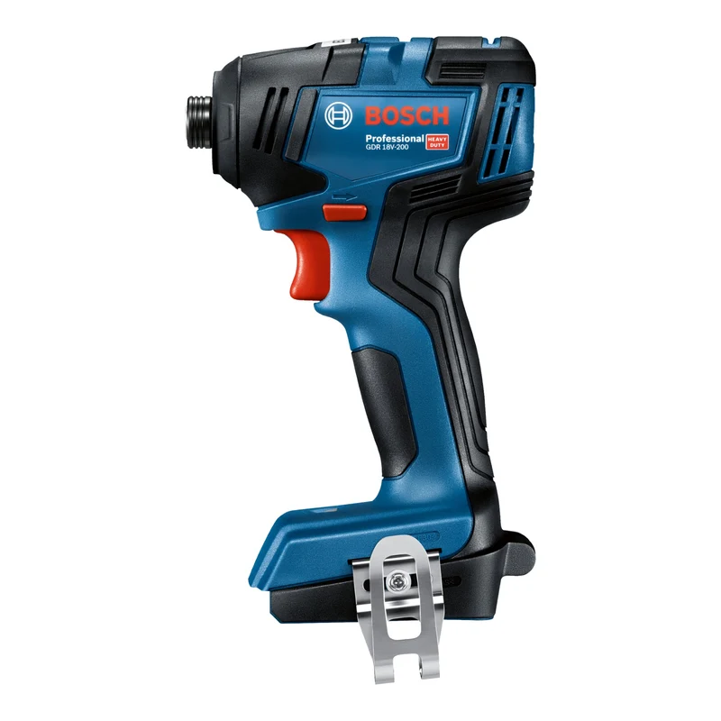 Bosch GDR 18V-200 Professional Akku Drehschlagschrauber 18 V 200 Nm Brushless + 2x Akku 2,0 Ah + Ladegerät
