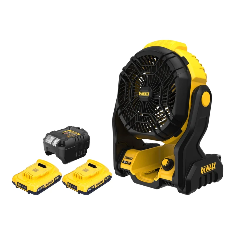 DeWalt DCE 512 D2 Akku Ventilator 18 V + 2x Akku 2,0 Ah + Ladegerät
