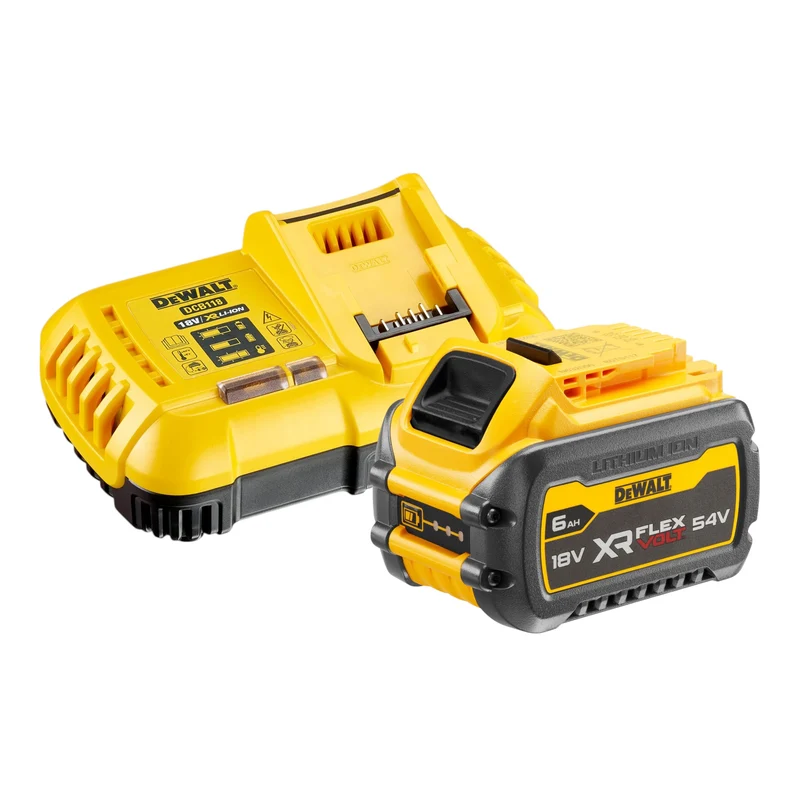 DeWalt DCMCS 575 T1 Akku Kettensäge 54 V FlexVolt 50 cm Brushless + 1x Akku 6,0 Ah + Ladegerät