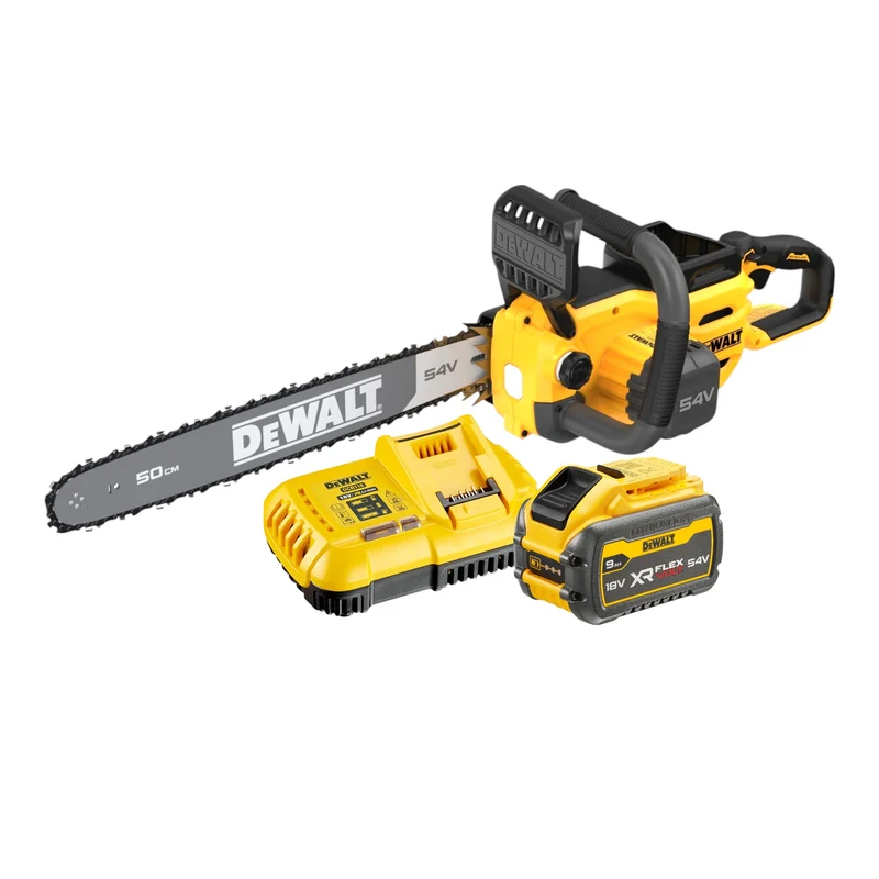 DeWalt DCMCS 575 X1 Akku Kettensäge 54 V FlexVolt 50 cm Brushless + 1x Akku 9,0 Ah + Ladegerät