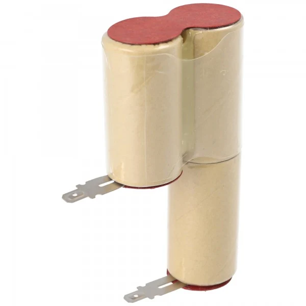 AccuCell 2000mAh NiMH Akku passend für Kenwood FG155 Käsereibe Akku mit 4,8mm Faston Steckkontakten