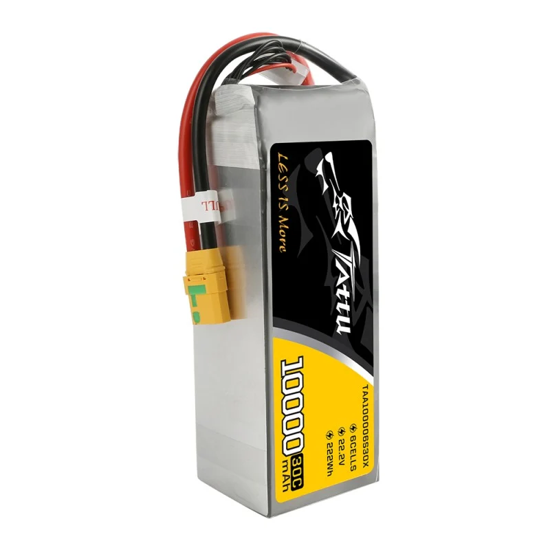 Tattu 10000MAH 22,2V 30C 6S1P Lipo-Akku mit XT90 Anti-Funken-Stecker