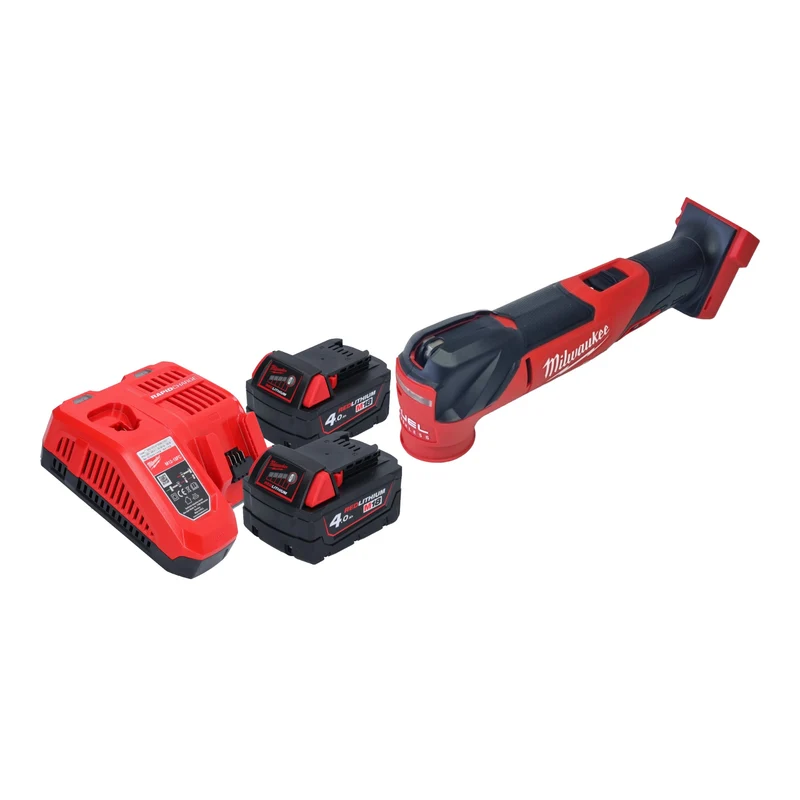 Milwaukee M18 FMT-402 Akku Multitool 18 V Brushless + 2x Akku 4,0 Ah + Ladegerät