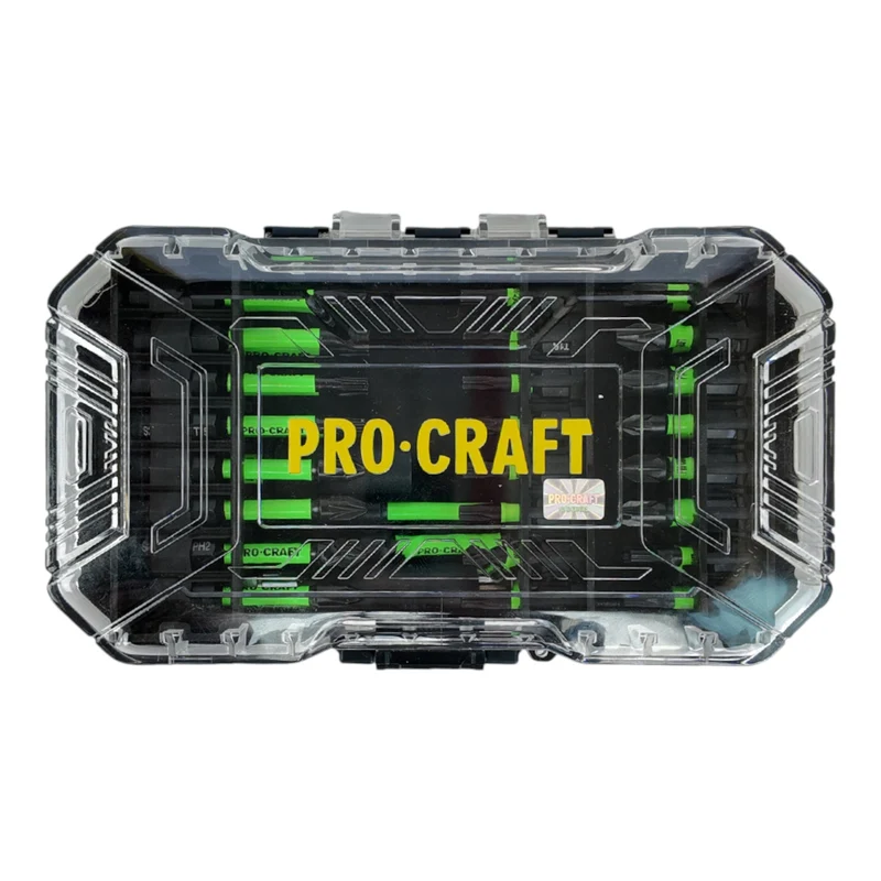 Procraft IBS-41 Schlagschrauber Bit Set 41 teilig S2 Stahl Phillips / Pozidriv / Torx