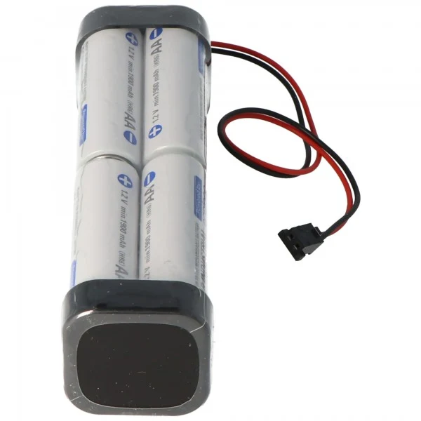 Sender Akku Panasonic eneloop Standard AA 8er Würfel 9,6 2000 mit Kabel und Graupner Stecker