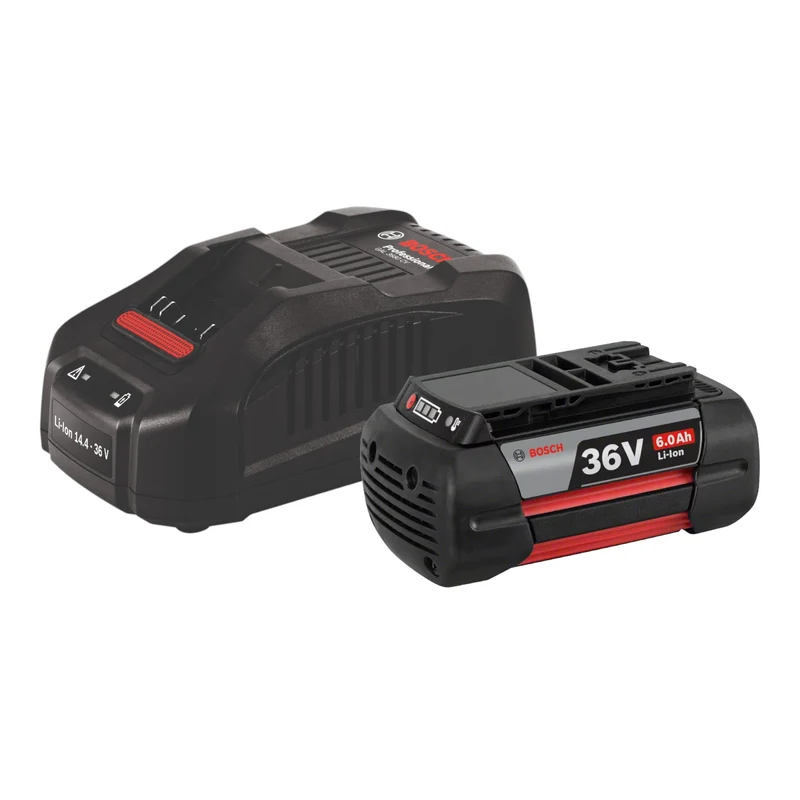 Bosch Akku Starter Set 1x GBA 36 V 6,0 Ah Professional Akku ( 1600A00L1M ) + GAL 3680 CV Ladegerät ( 2609005140 )