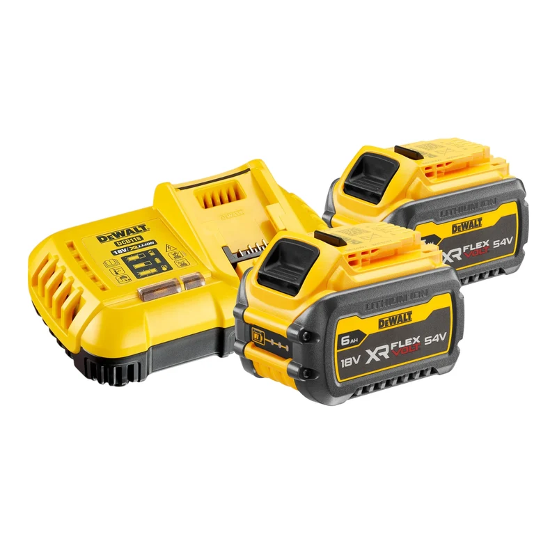 DeWalt DCMCS 575 T2 Akku Kettensäge 54 V FlexVolt 50 cm Brushless + 2x Akku 6,0 Ah + Ladegerät