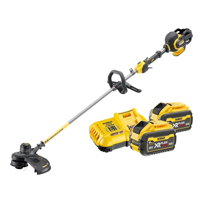 DeWalt DCM 571 Y2 Akku Motorsense 54 V FlexVolt 38 cm Brushless + 2x Akku 12,0 Ah + Ladegerät