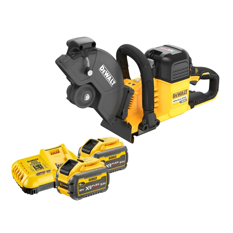 DeWalt DCS 691 X2 Akku Trennschleifer 54 V FlexVolt 230 mm Brushless + 2x Akku 9,0 Ah + Ladegerät