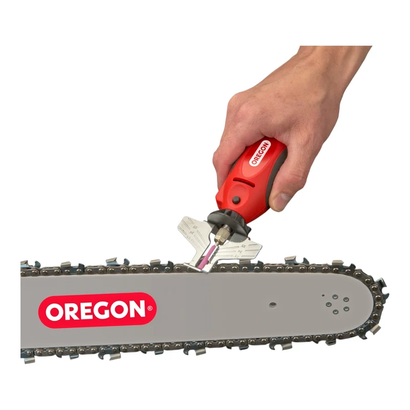 Oregon 585015 Kettensägen Handschärfgerät mit 12 V Anschluss und Zubehör