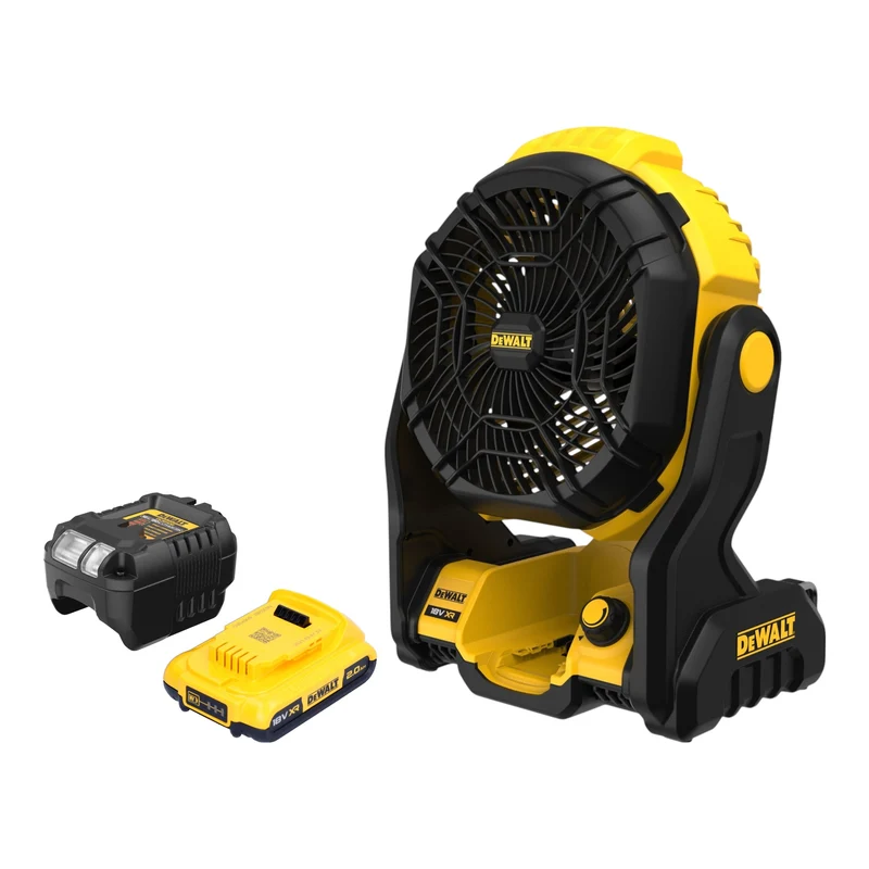 DeWalt DCE 512 D1 Akku Ventilator 18 V + 1x Akku 2,0 Ah + Ladegerät