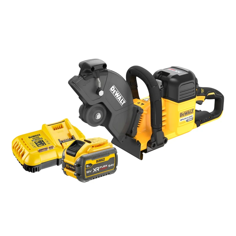 DeWalt DCS 691 X1 Akku Trennschleifer 54 V FlexVolt 230 mm Brushless + 1x Akku 9,0 Ah + Ladegerät