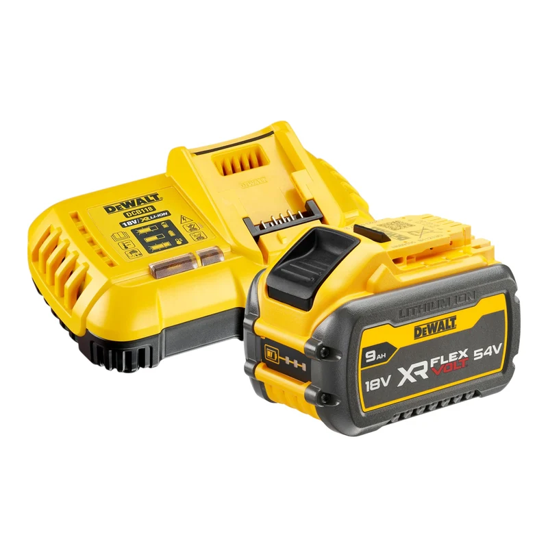 DeWalt DCS 691 X1 Akku Trennschleifer 54 V FlexVolt 230 mm Brushless + 1x Akku 9,0 Ah + Ladegerät