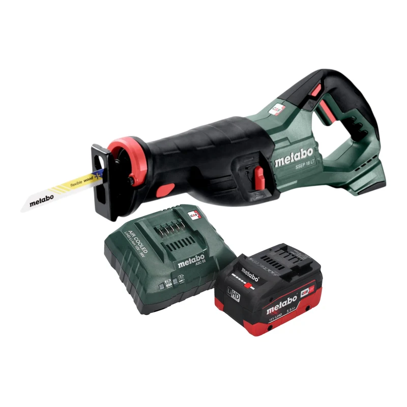 Metabo SSEP 18 LT Akku Säbelsäge 18 V 32 mm + 1x LiHD Akku 5,5 Ah + Ladegerät