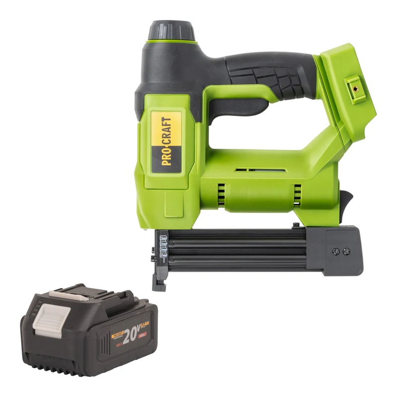 Procraft PEH20 Akku Tacker 20 V 15 - 32 mm + 1x Akku 4,0 Ah - ohne Ladegerät