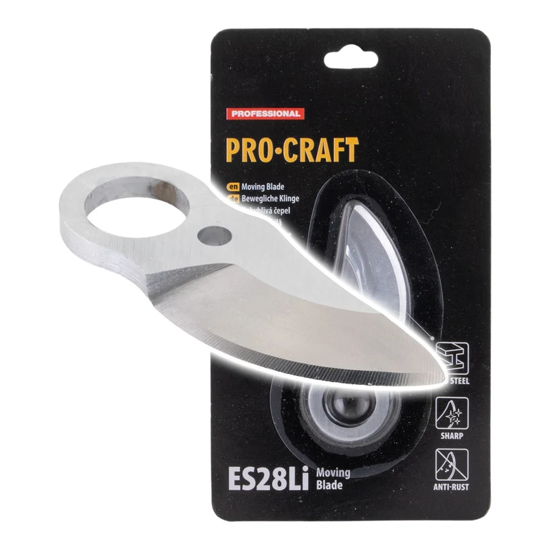 Procraft ES28Li Moving Blade Ersatz Oberklinge für Akku Astscheren ES25Li / ES28Li
