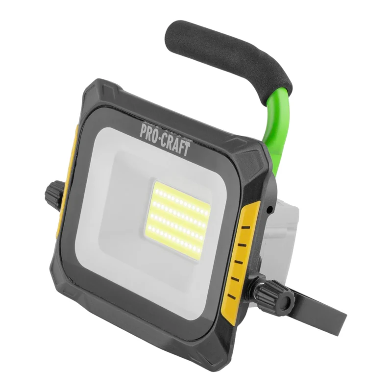 Procraft LP20 Akku LED Strahler 20 V IP 20 + 2x Akku 4,0 Ah + Ladegerät
