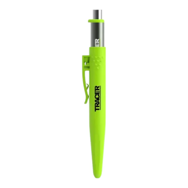 TRACER Pro Series Aluminium Tiefloch Bleistift + 6 Ersatzminen Set
