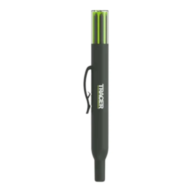 TRACER Pro Series Aluminium Tiefloch Bleistift + 6 Ersatzminen Set