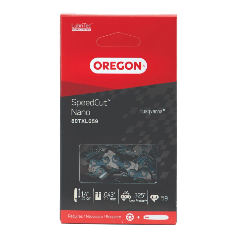 Oregon SpeedCut Nano Sägekette 35 cm .325" 1,1 mm 59 TG ( 80TXL059E )