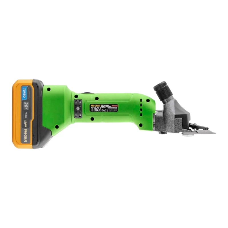 Procraft SC20 Akku Schafschermaschine 20 V 76 mm + 1x Akku 4,0 Ah + Ladegerät + Koffer