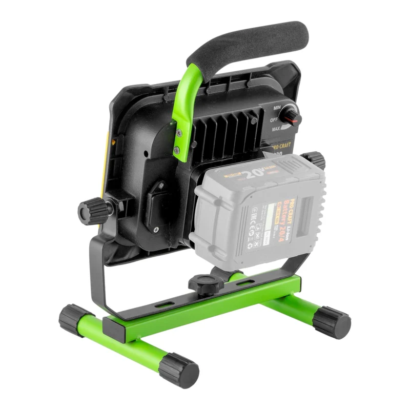 Procraft LP20 Akku LED Strahler 20 V IP 20 Solo - ohne Akku, ohne Ladegerät