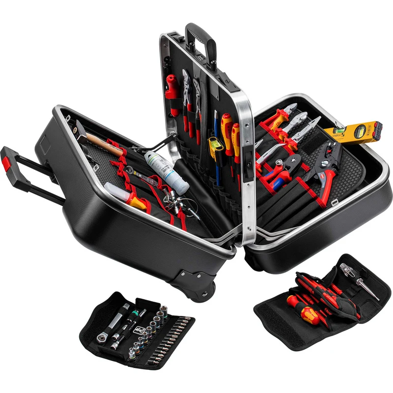 Knipex Werkzeugkoffer "BIG Twin Move" Elektro / 63-teilig