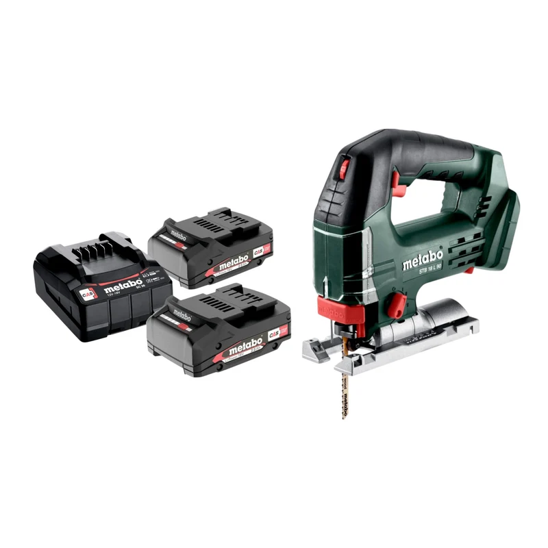 Metabo STB 18 L 90 Akku Stichsäge 18 V 90 mm + 2x Akku 2,0 Ah + Ladegerät