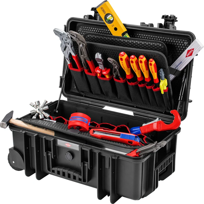 Knipex Werkzeugkoffer "Robust26 Move" Sanitär / 17-teilig