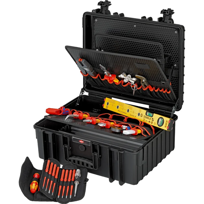 Knipex Werkzeugkoffer „Robust 34" Elektro/ 26-teilig