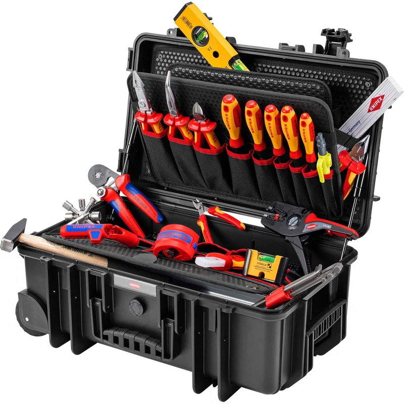 Knipex Werkzeugkoffer "Robust26 Move" Elektro / 22-teilig