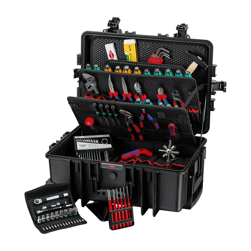 Knipex Werkzeugkoffer "Robust45 Move" Mechanik / 82-teilig