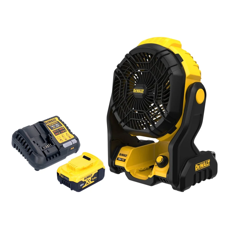 DeWalt DCE 512 P1 Akku Ventilator 18 V + 1x Akku 5,0 Ah + Ladegerät
