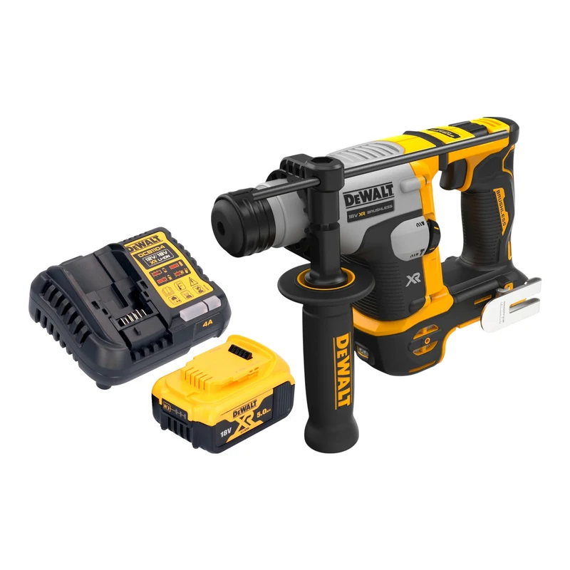 DeWalt DCH 172 P1 Akku Bohrhammer 18 V 1,4 J SDS plus Brushless + 1x Akku 5,0 Ah + Ladegerät