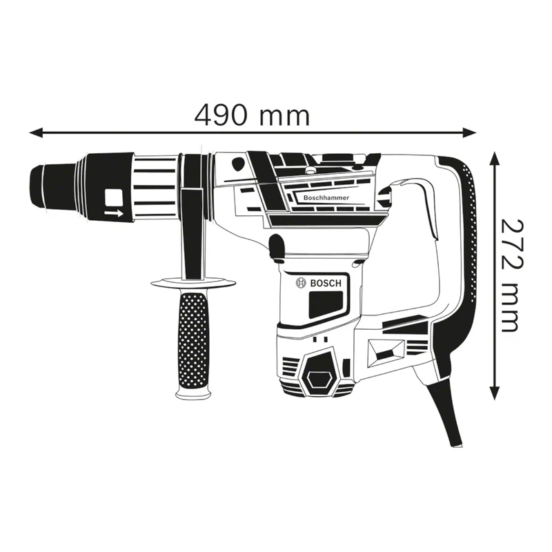 Bosch GBH 5-40 D Professional Bohrhammer 1100 Watt 8,5 J SDS max ( 611269001 ) + Koffer