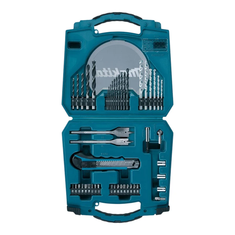 Makita D-42014 Bit und Bohrer Set 50 tlg. Phillips / Pozidriv / Torx / Hex / Schlitz