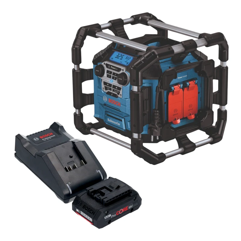 Bosch GPB 18V-5 C Professional Akku Radio 18 V Bluetooth + 1x ProCORE Akku 4,0 Ah + Ladegerät