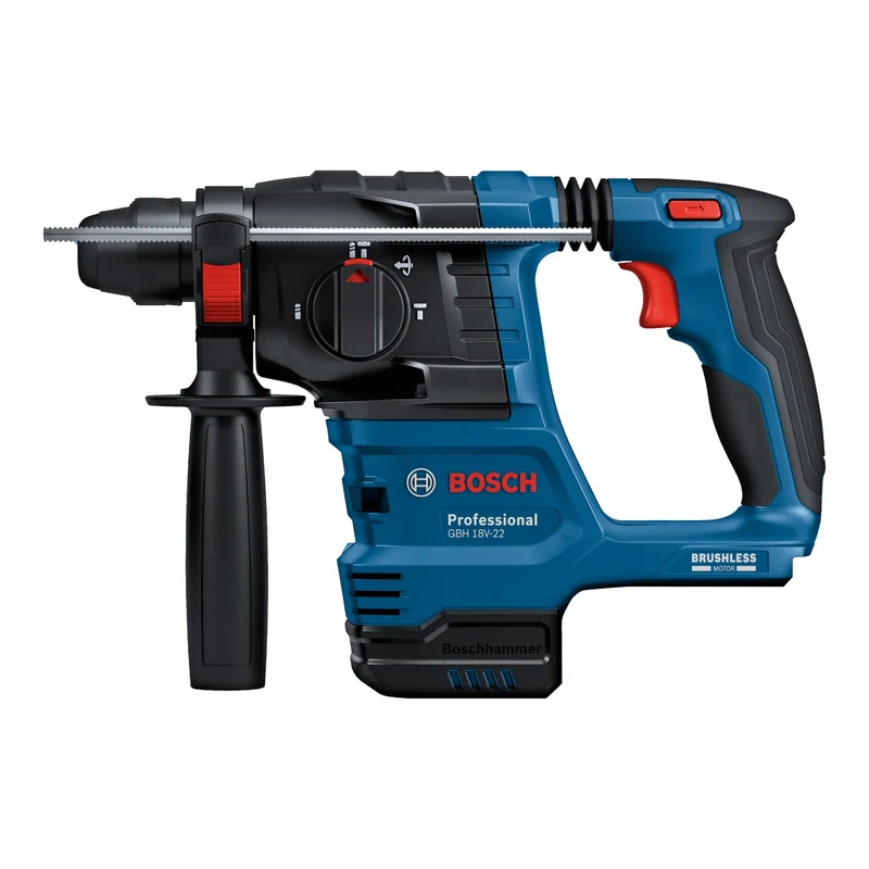 Bosch GBH 18V-22 Professional Akku Bohrhammer 18 V 1,9 J SDS Plus Brushless + 1x Akku 4,0 Ah + Ladegerät + L-Boxx