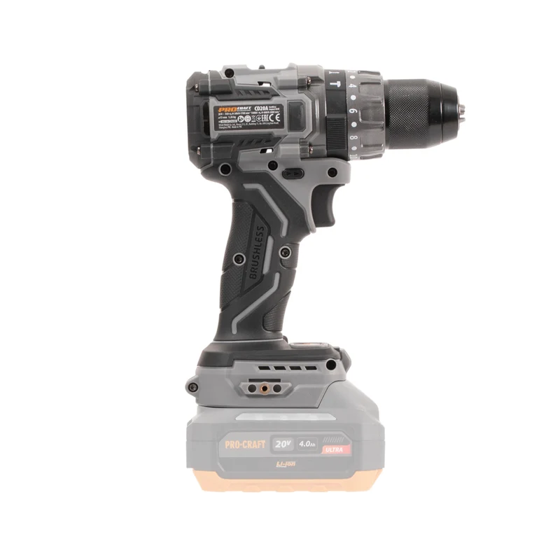 Procraft Industrial CD20Abb Akku Schlagbohrschrauber 20 V 85 Nm + 1x Akku 4,0 Ah + Ladegerät + RHINO Toolcase