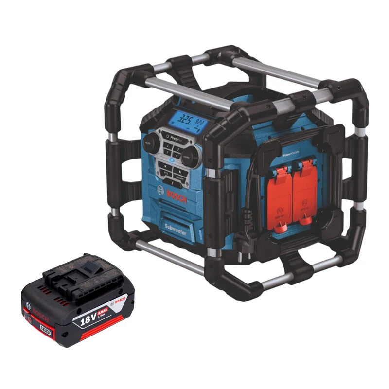 Bosch GPB 18V-5 C Professional Akku Radio 18 V Bluetooth + 1x Akku 5,0 Ah - ohne Ladegerät