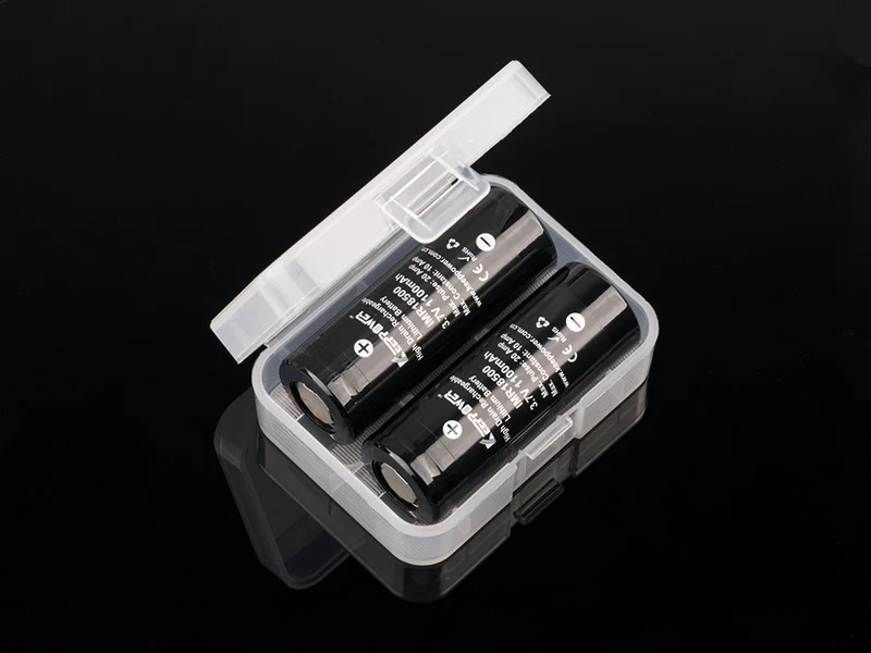 Plastikbox Soshine für 2x 18500 oder 3x 16340 transparent