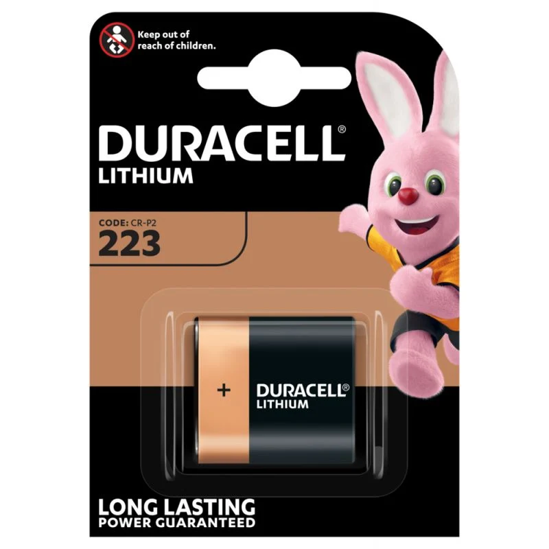 Duracell Lithium Batterie 223 CR-P2, 6V - 1 Stück