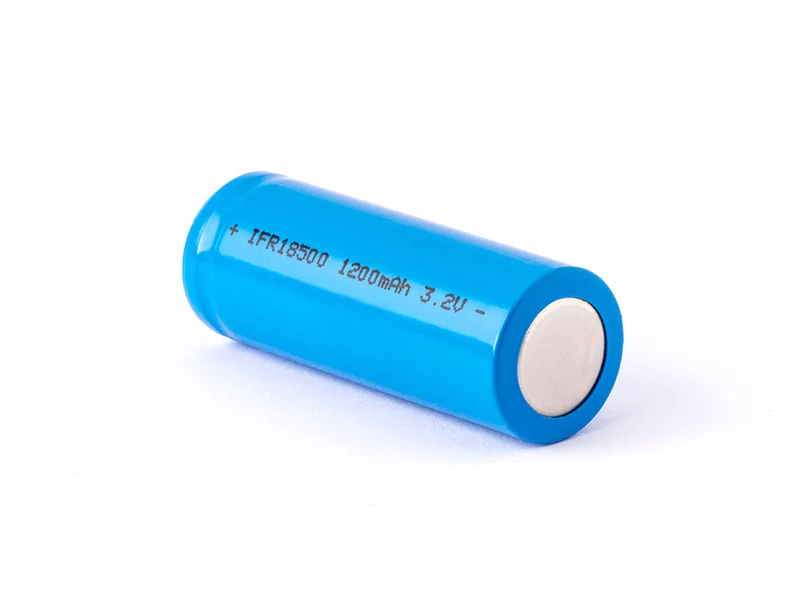 IFR 18500 - 1200mAh 3,2V LiFePo4 Akku (Flat Top) ungeschützt